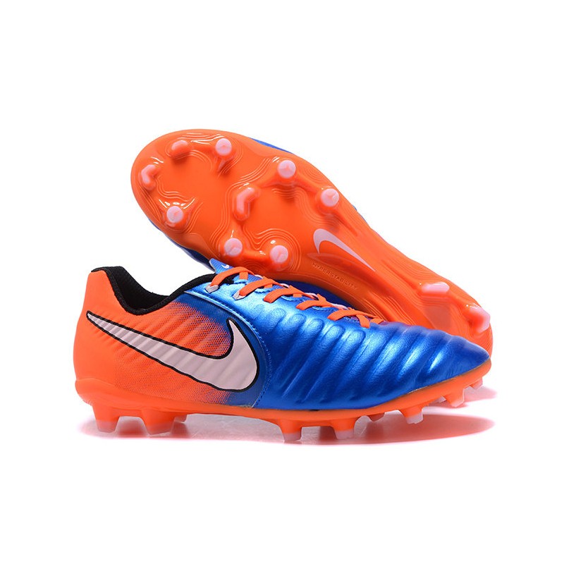Nike Neuf Tiempo Legend VII FG Bleu Orange