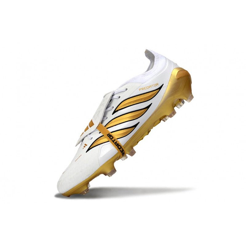 Adidas Predator 26 Elite FT FG Blanc Or
