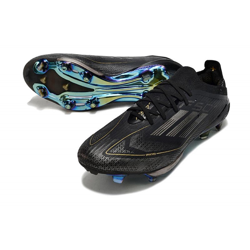 Adidas F50+ Elite FG Dark Spark Noir Argenté Doré