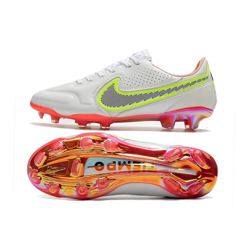 Nike Tiempo Legend 9 Elite FG Nouveau Blanc Noir Carmin Rose Explosion