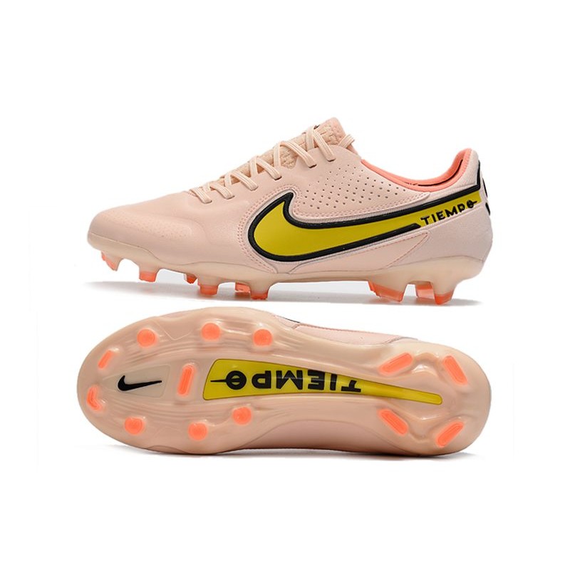 Nike Tiempo Legend 9 Elite FG Nouveau Guava Ice Jaune Strike Sunset Glow