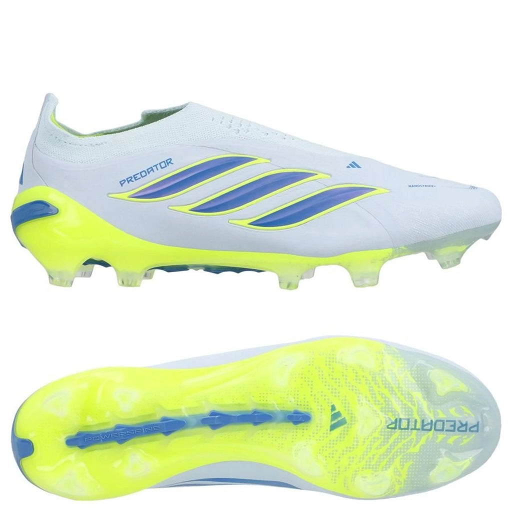 adidas Predator Elite Fold-over Tongue FG Ice Cold Precision - Crystal Sky/Ray Blue/Jaune